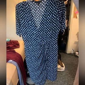 Petite Small BRAND NEW Banana Republic Dress blue